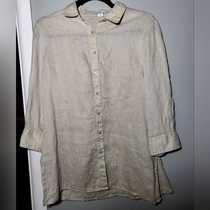 Coldwater Creek Linen top